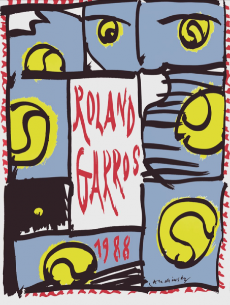 Roland Garros affiche l'été.  Reprise de l'exposition